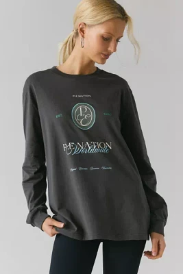 P.E Nation Dalston Heritage Graphic Long Sleeve Tee