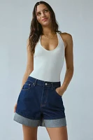 BDG Indie Mid-Rise Cuffed Denim Short