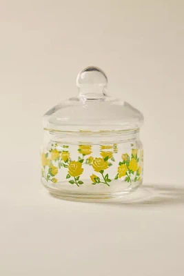 Aderia Small Floral Glass Jar