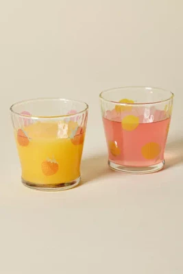 Aderia Fruit Drop Juice Glass