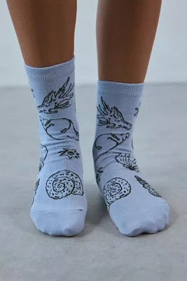 BAGGU Shells Crew Sock