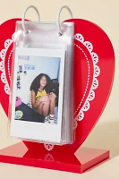 Heart Shape INSTAX MINI Blinder Flip Picture Frame
