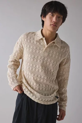 Native Youth Dennis Crochet Polo Shirt