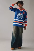 Mitchell & Ness NHL Edmonton Oilers Wayne Gretzky 1986 Long Sleeve Hockey Jersey