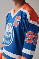 Mitchell & Ness NHL Edmonton Oilers Wayne Gretzky 1986 Long Sleeve Hockey Jersey