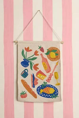 Dinner Party Printed Wall Hanging