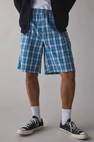 UO Baggy Plaid Pull-On Short