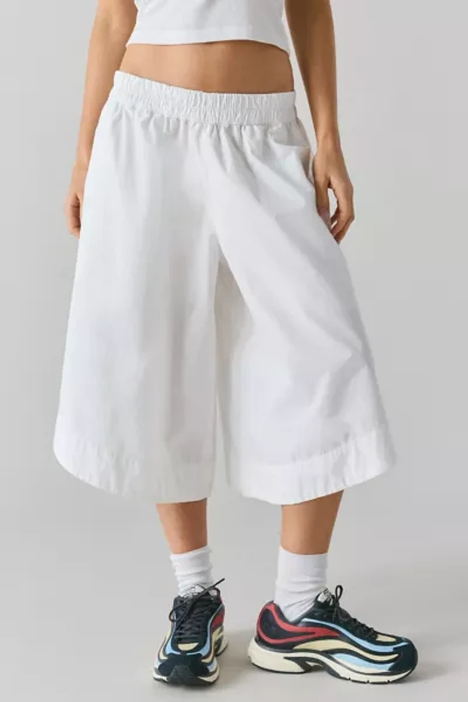 BDG Tulip Wide Leg Cotton Culotte Crop Pant