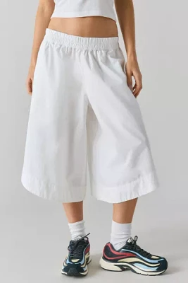 BDG Tulip Wide Leg Cotton Culotte Crop Pant