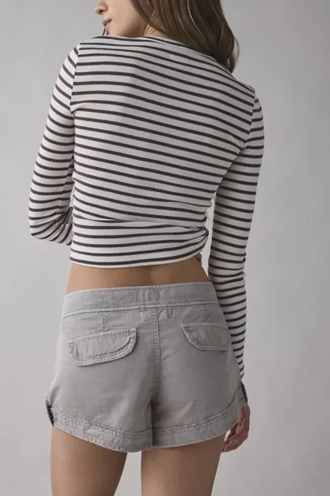 BDG Bailey Cotton Twill Utility Micro Short