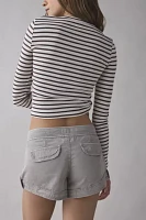 BDG Bailey Cotton Twill Utility Micro Short