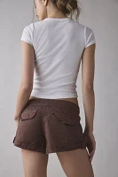 BDG Bailey Cotton Twill Utility Micro Short