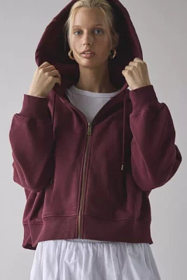 THE UPSIDE Ryder Jude Cropped Zip-Up Hoodie Sweatshirt
