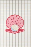 Clamshell Shape Tufted Bath Mat