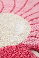 Clamshell Shape Tufted Bath Mat