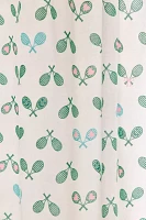 Tennis Bows Patterned Shower Curtain