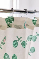 Tennis Bows Patterned Shower Curtain
