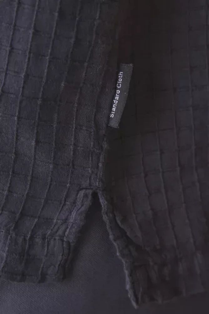 Standard Cloth Liam Textured Grid Shirt