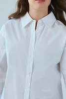 Glamorous White Button-Down Shirt Mini Dress