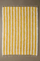 Vertical Cabana Striped Shag Rug
