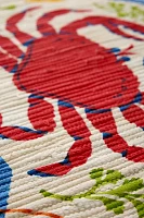 Fancy Crab Printed Rag Rug