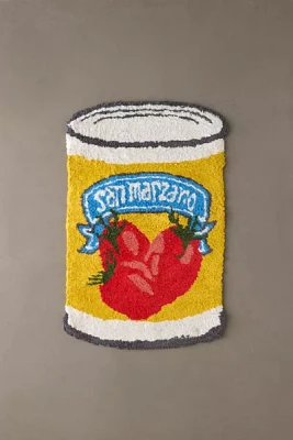 San Marzano Tomato Can Shape Tufted Shag Rug