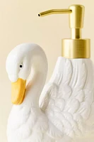Swan Shaped Ceramic Soap Dispenser