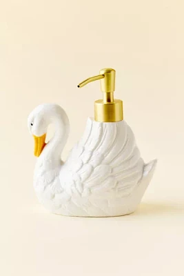 Swan Shaped Ceramic Soap Dispenser