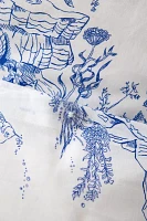 Mermaid Toile Patterned Duvet Cover Set