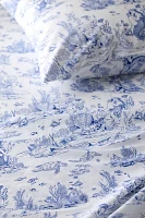Mermaid Toile Patterned Sheet Set
