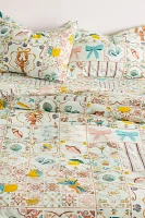 Porto Tile Patterned Duvet Cover Set