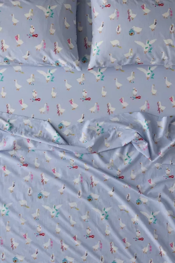 Cheeky Goose Core Patterned Sheet Set