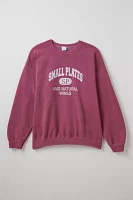 Small Plates Varsity Graphic Crew Neck Sweatshirt