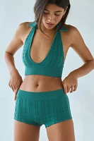 Out From Under Game Set Match Cable Seamless Knit Boyshort