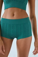 Out From Under Game Set Match Cable Seamless Knit Boyshort