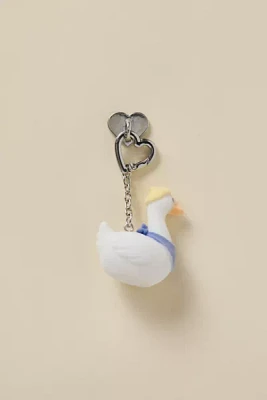 Beret Goose Textural Flocked Keychain