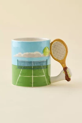 Tennis Brat Sculptural Ceramic Mug
