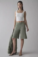by.DYLN Rhomona Cutout Belted Canvas Jort