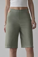 by.DYLN Rhomona Cutout Belted Canvas Jort