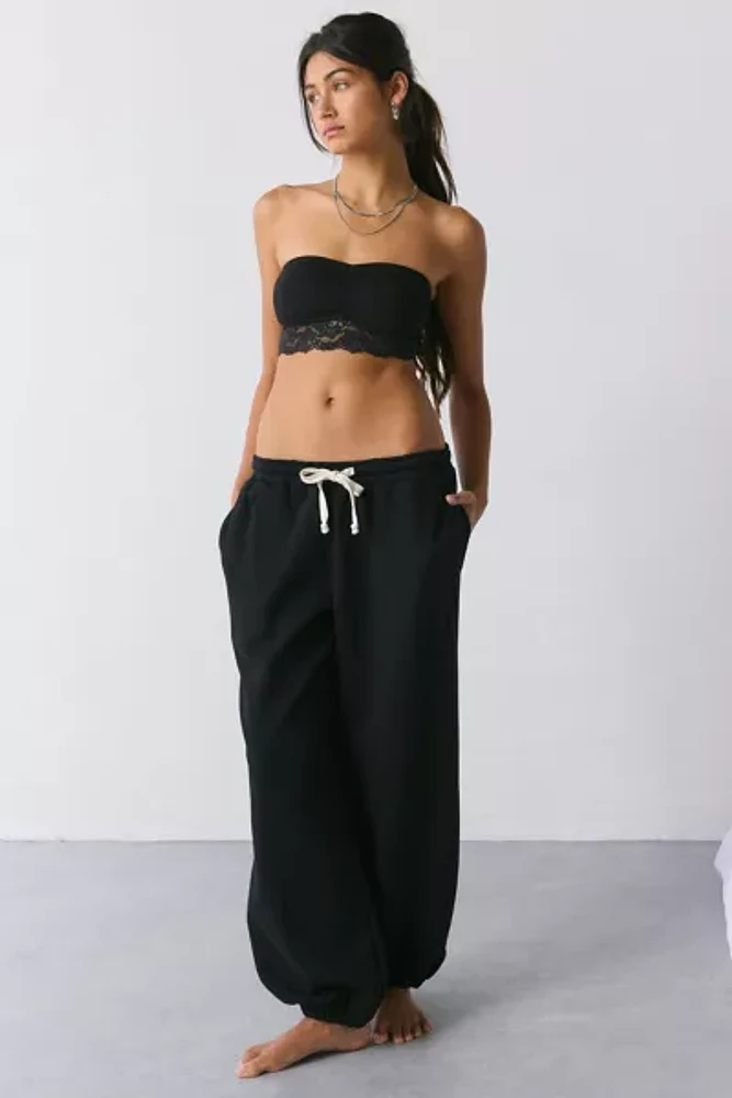 Out From Under Lucie Cinch-Front Lace Trim Bandeau Bra Top