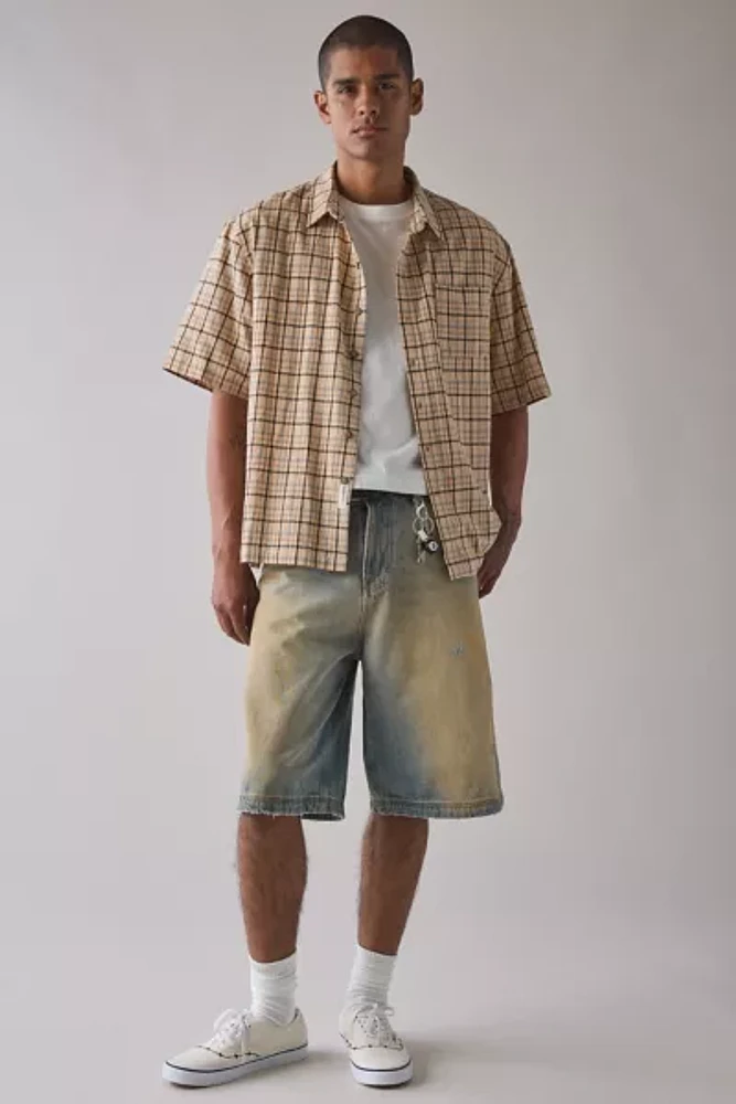 The Critical Slide Society Fred Plaid Short Sleeve Shirt