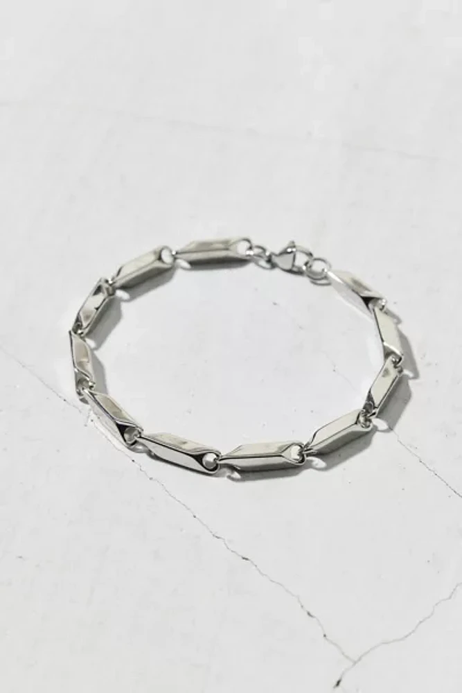 Angular Stainless Steel Chain Bracelet