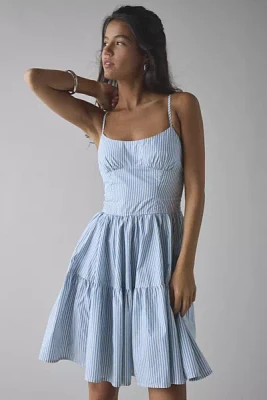 Kimchi Blue Grace Cotton Fit-And-Flare Knee Length Dress