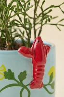 Peeking Lobster Ceramic Planter