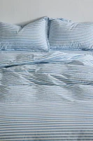 Simple Stripe Brushed Cotton Duvet Set