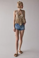 UO Tate Asymmetrical Babydoll Tank Top