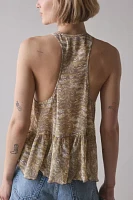 UO Tate Asymmetrical Babydoll Tank Top