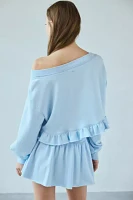 Out From Under Lyra Ruffle Off-The-Shoulder Pullover