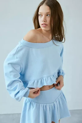 Out From Under Lyra Ruffle Off-The-Shoulder Pullover
