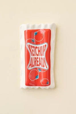 Ketchup Packet Ceramic Trinket Dish